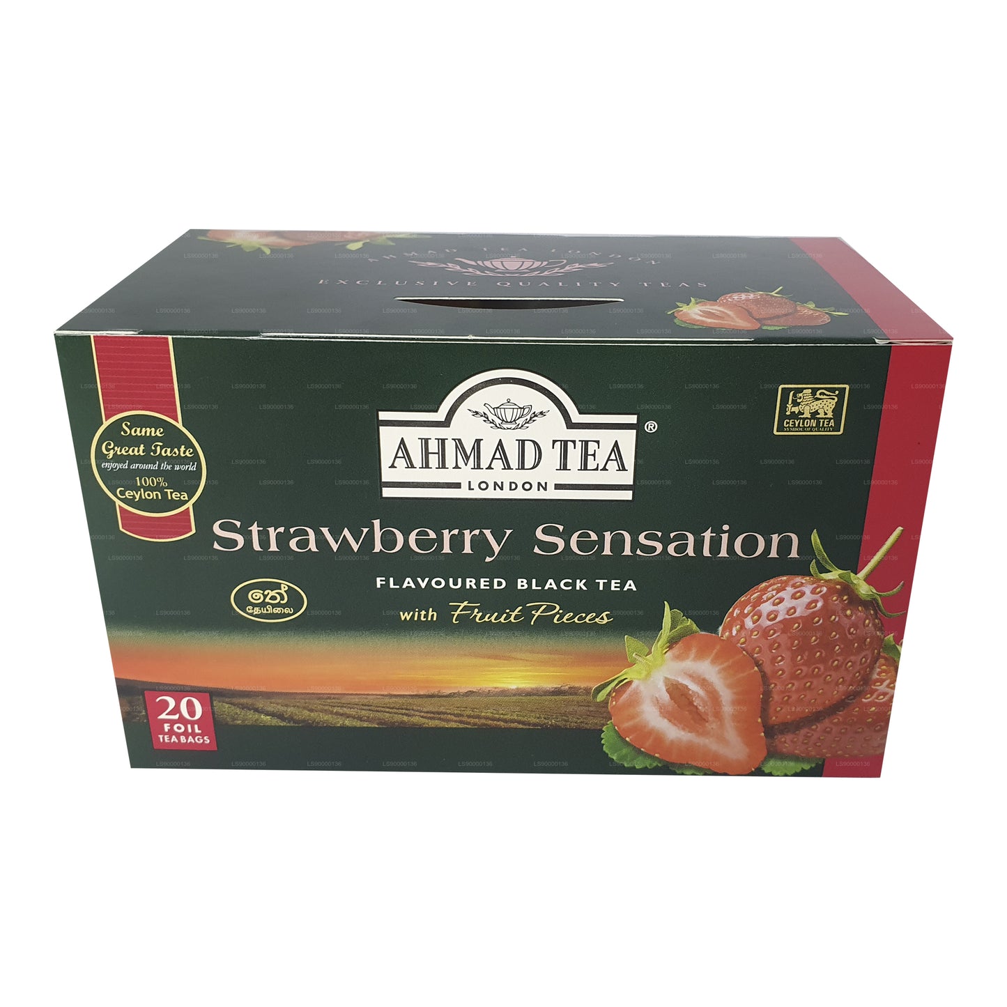 Ahmad Çay Çilek 20 Folyo Çay Poşetleri (40g)
