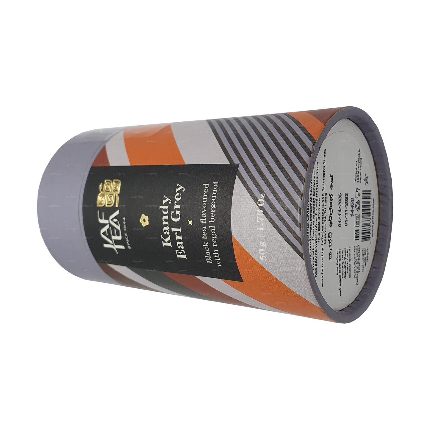 Jaf Çay Kandy Earl Grey Siyah Çay Aromalı Regal Bergamot (50g)