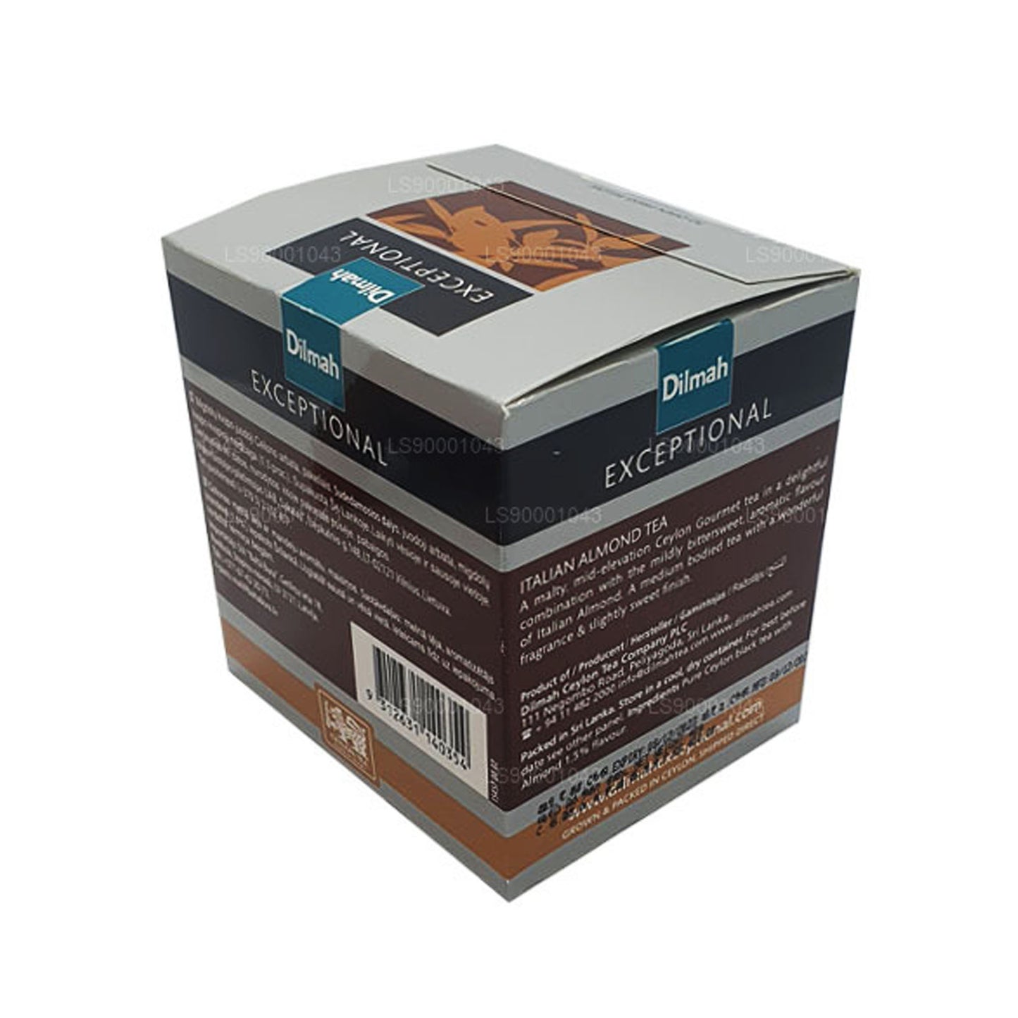 Dilmah Olağanüstü İtalyan Badem Gerçek Yaprak Çayı (40g) 20 Çay Poşeti