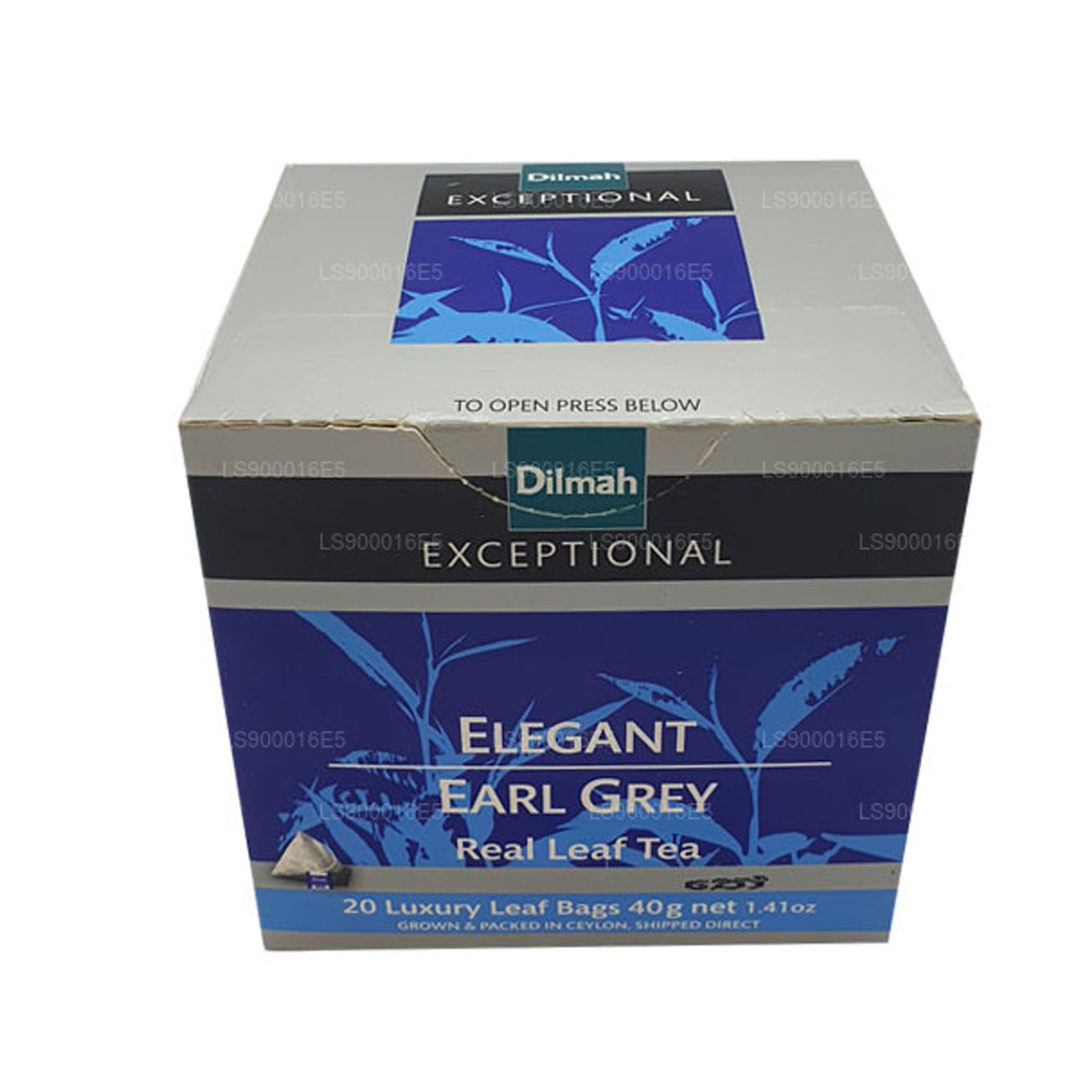 Dilmah Olağanüstü Zarif Earl Grey Gerçek Yaprak Çay (40g) 20 Çay Poşeti