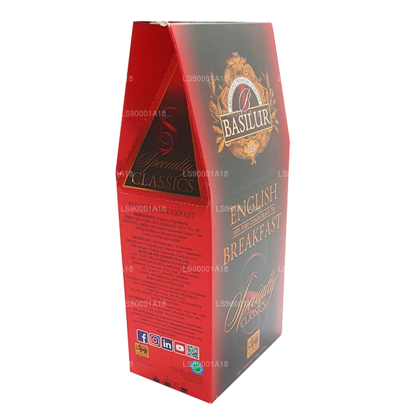 Basilur Specialty Classics İngiliz Kahvaltısı (100g)