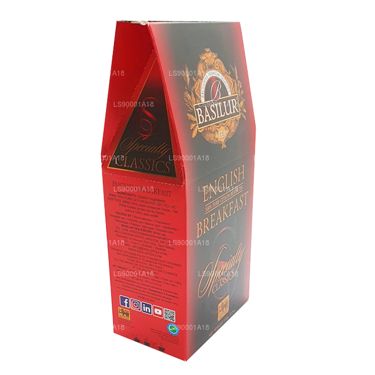 Basilur Specialty Classics İngiliz Kahvaltısı (100g)