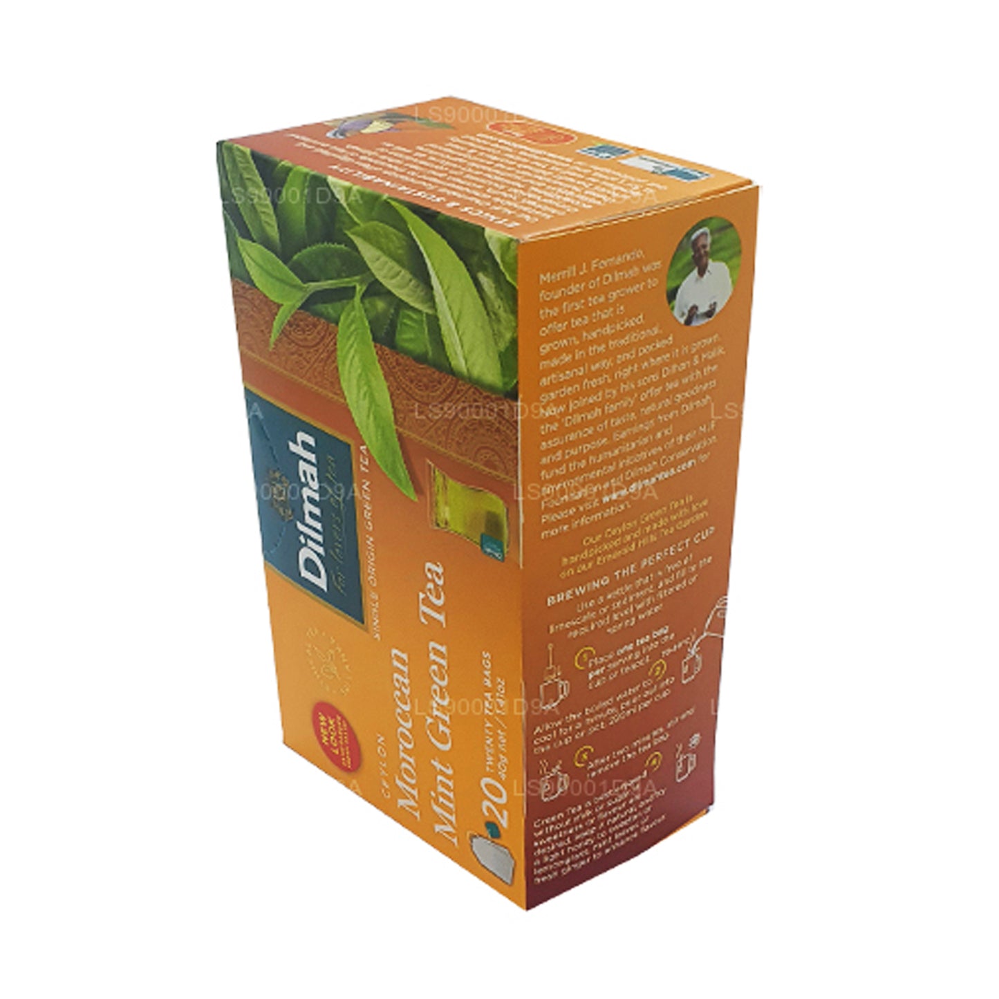 Dilmah Seylan Fas Nane Yeşil Çay (40g) 20 Çay Poşeti