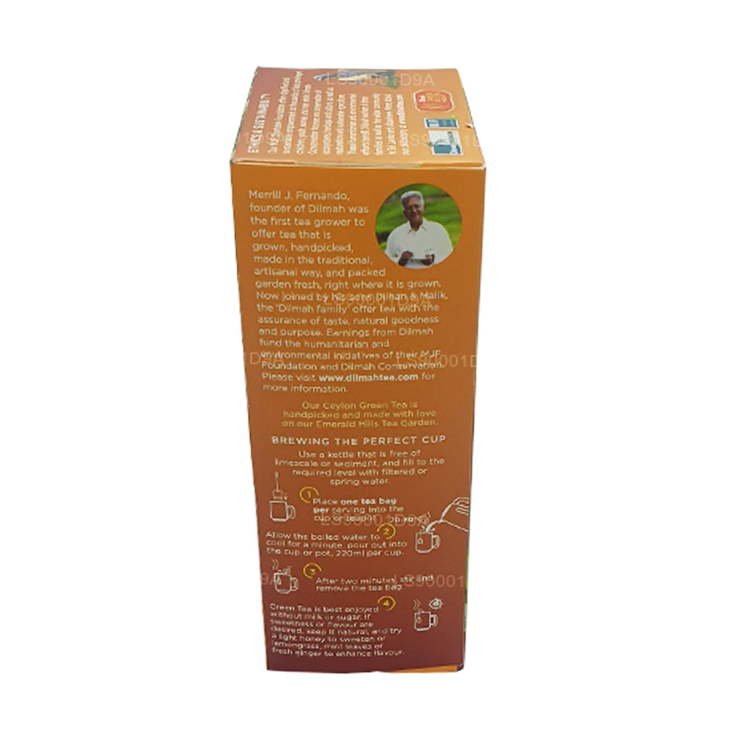 Dilmah Seylan Fas Nane Yeşil Çay (40g) 20 Çay Poşeti
