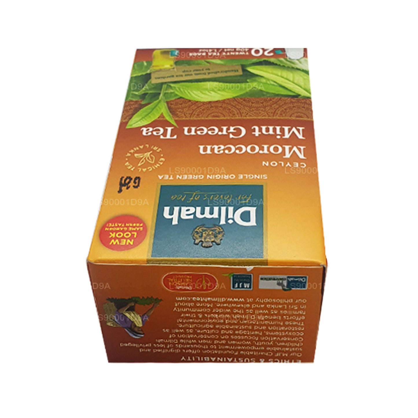 Dilmah Seylan Fas Nane Yeşil Çay (40g) 20 Çay Poşeti