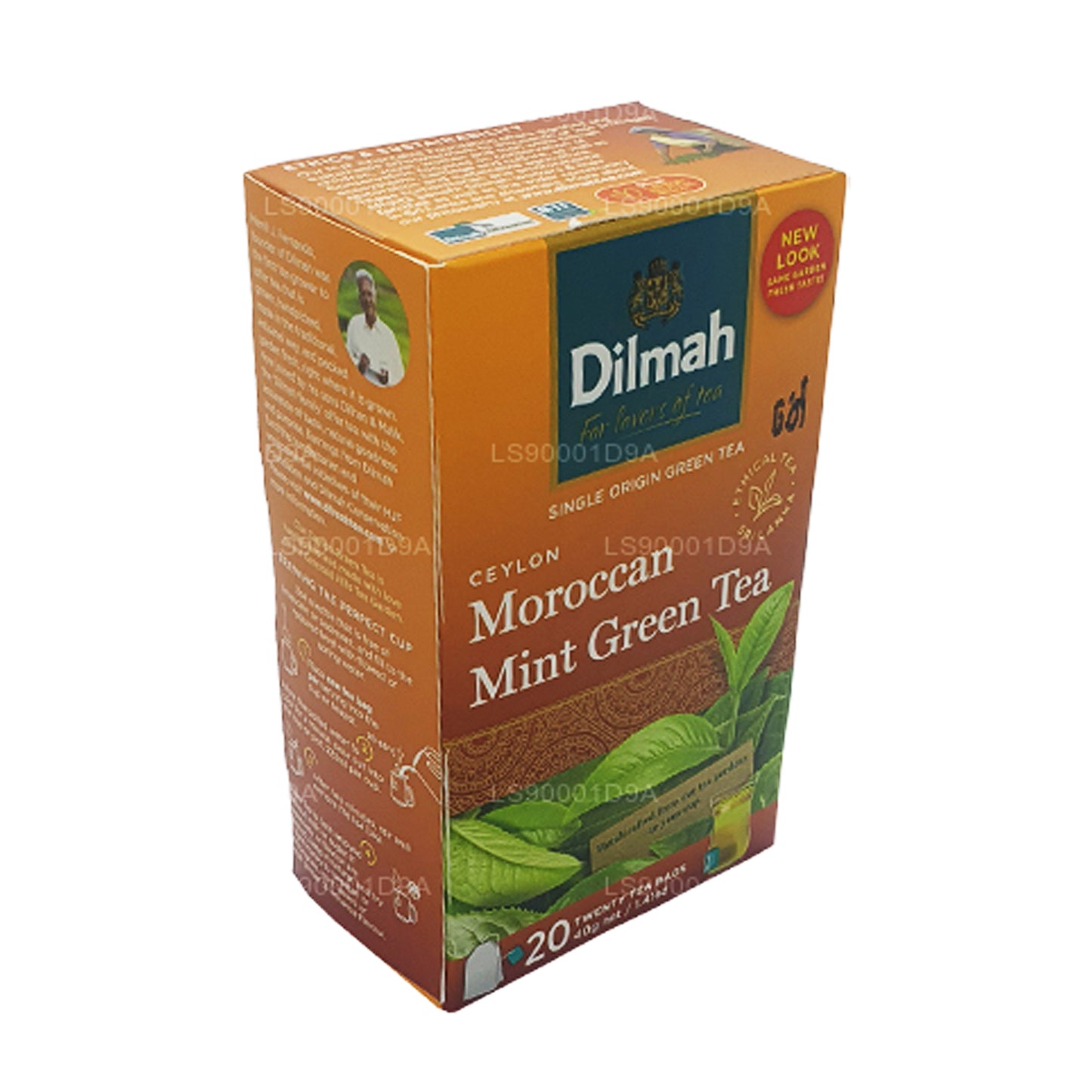 Dilmah Seylan Fas Nane Yeşil Çay (40g) 20 Çay Poşeti