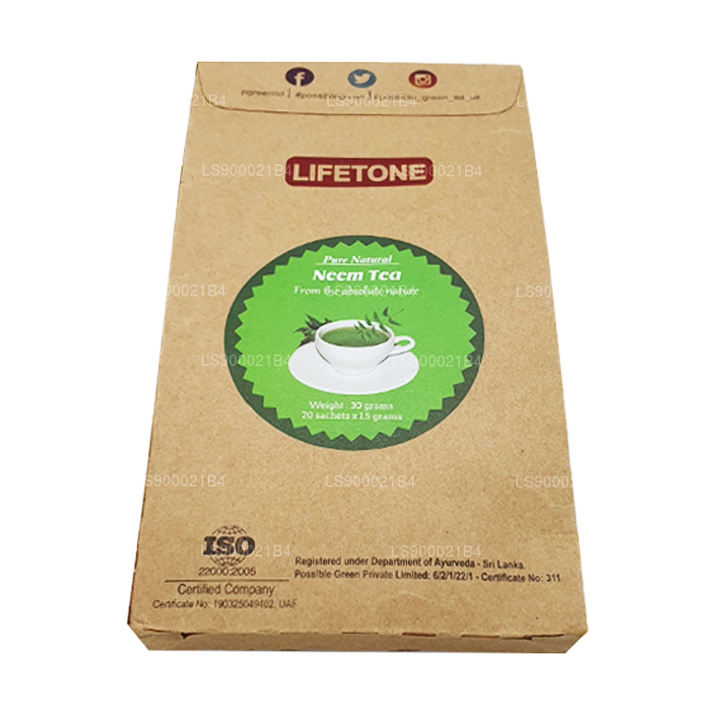 Lifetone Neem Yaprak Çayı (30g)