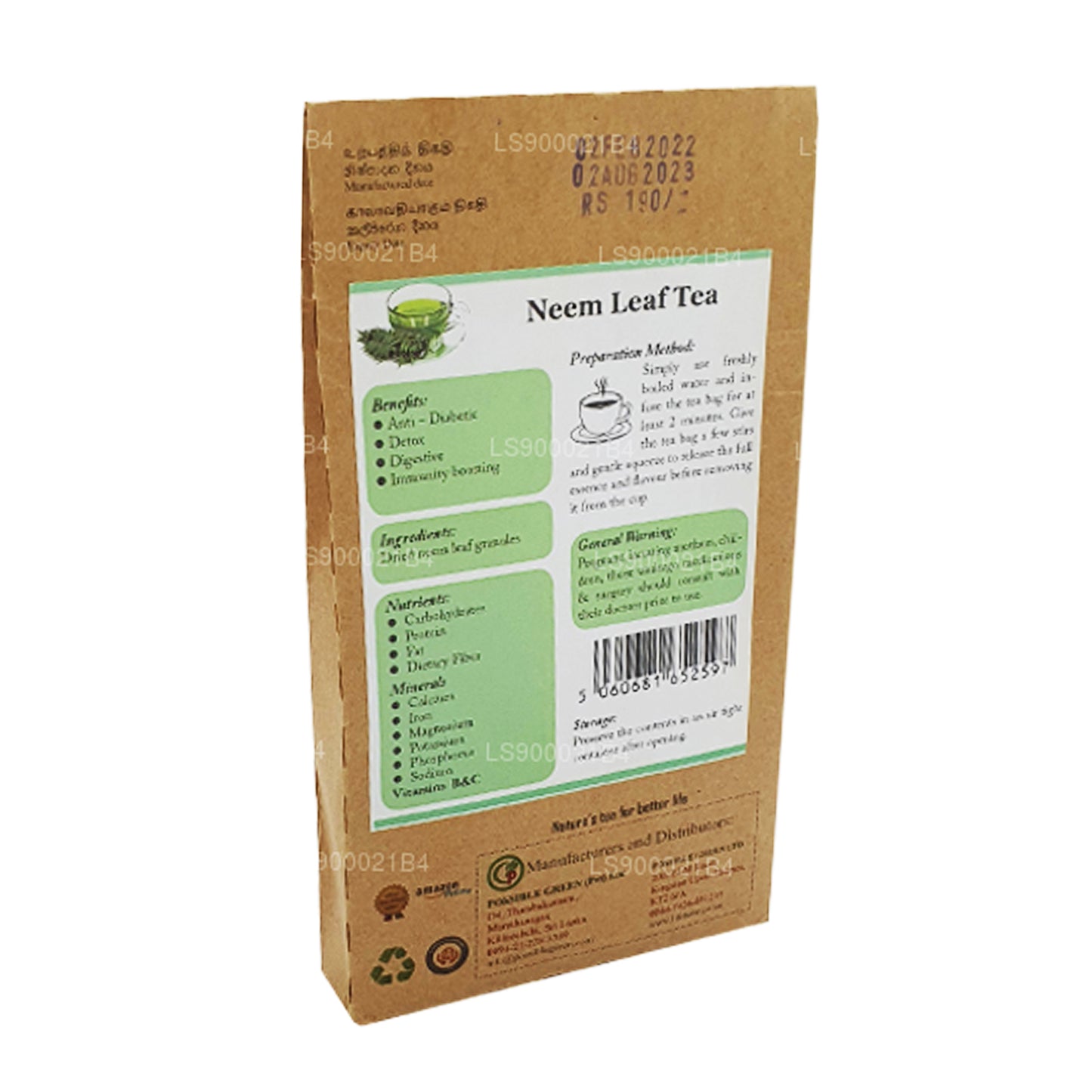 Lifetone Neem Yaprak Çayı (30g)