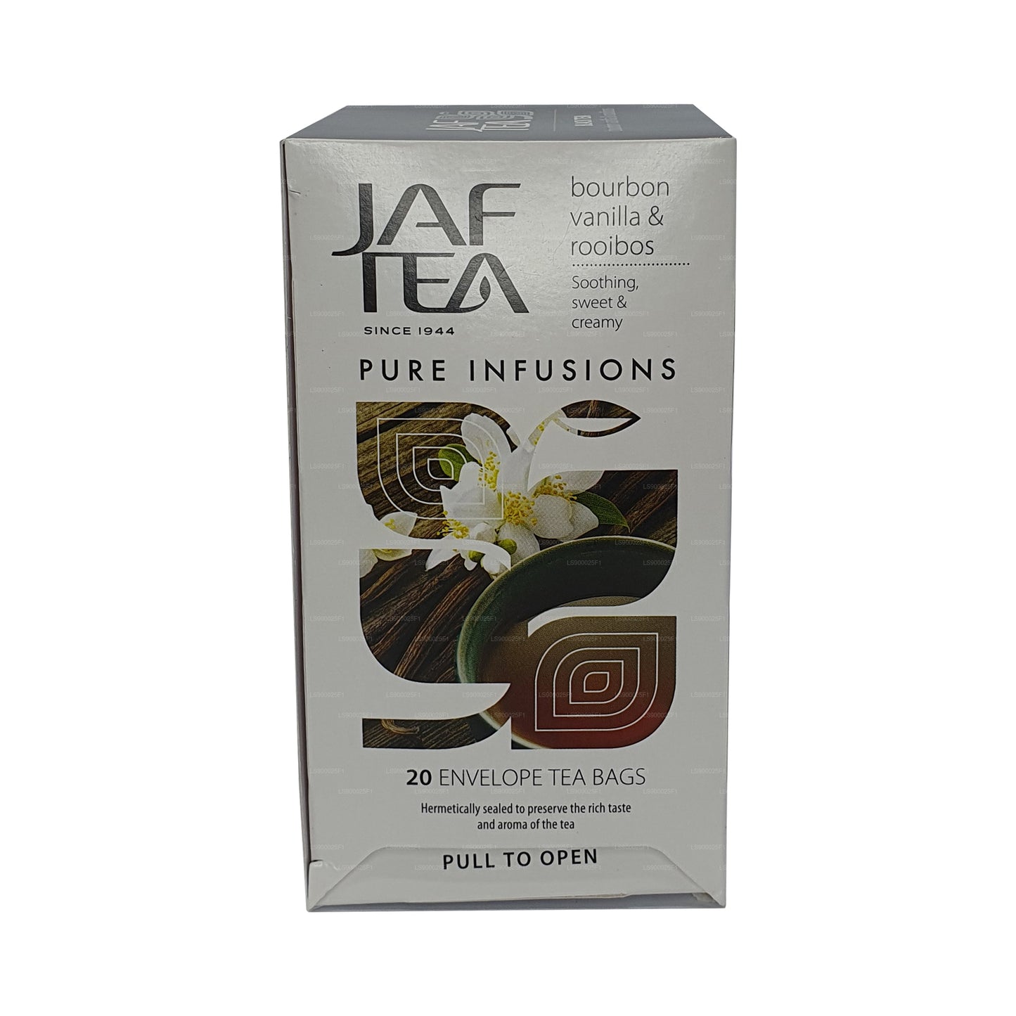 Jaf Çay Saf İnfüzyonlar Koleksiyonu Bourbon Vanilya Rooibos (30g) 20 Çay Poşetleri