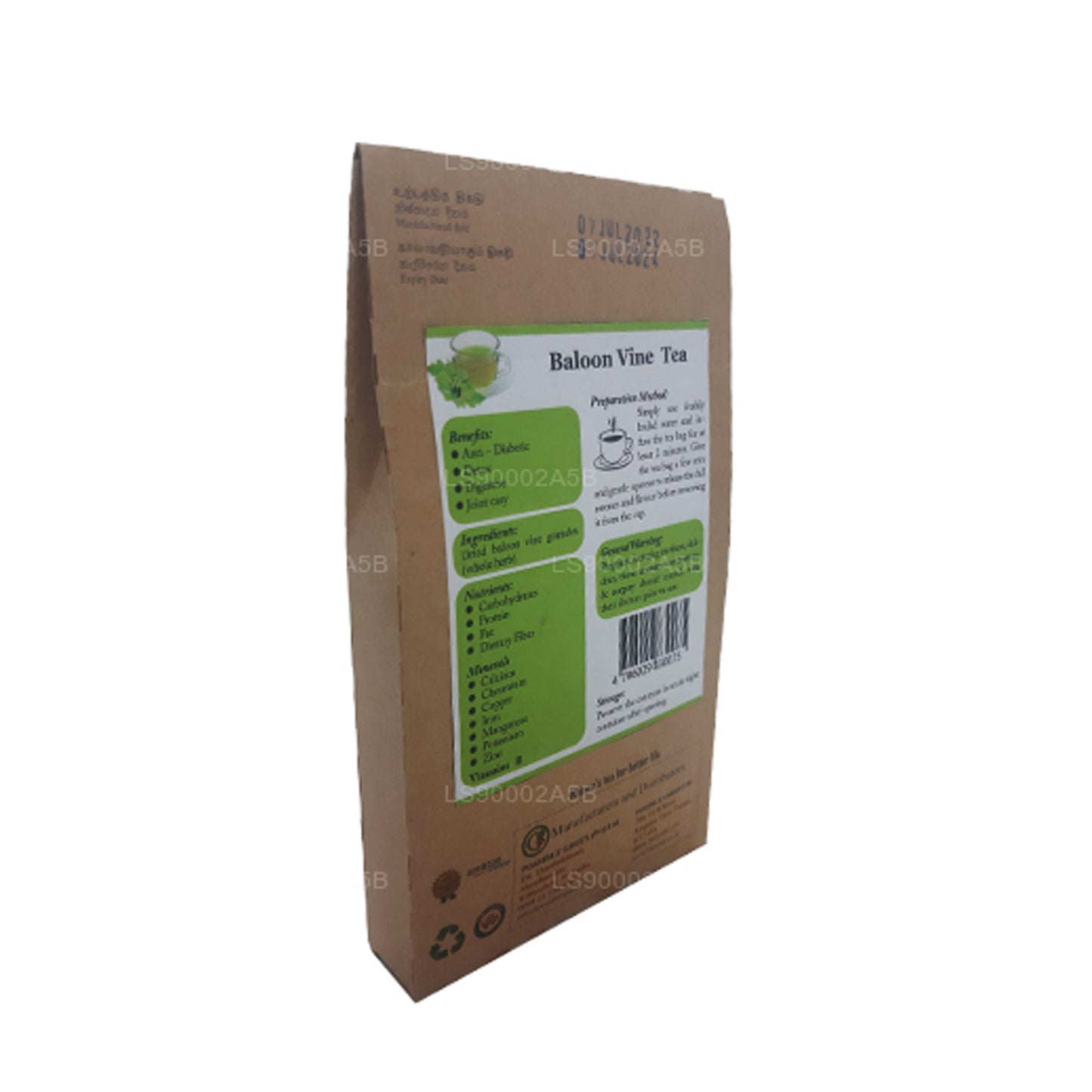 Lifetone Balon Asma Çayı (30g) 20 Çay Poşeti