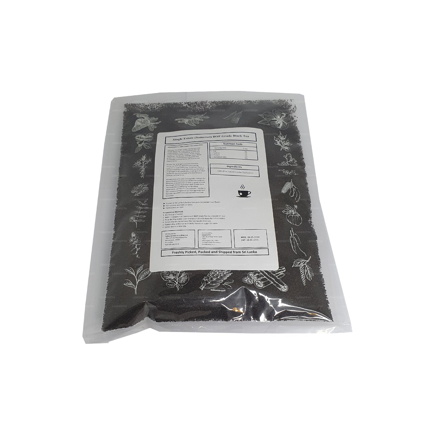 Lakpura Tekli Emlak (Somerset) BOP Sınıfı Seylan Siyah Çay (100g)