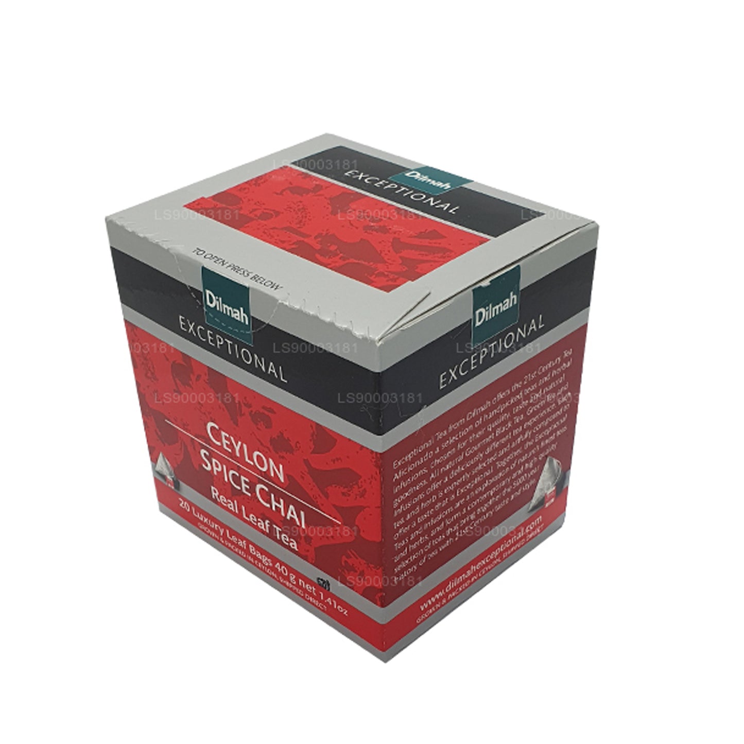 Dilmah Olağanüstü Seylan Baharat Chai (40g) 20 Çay Poşetleri