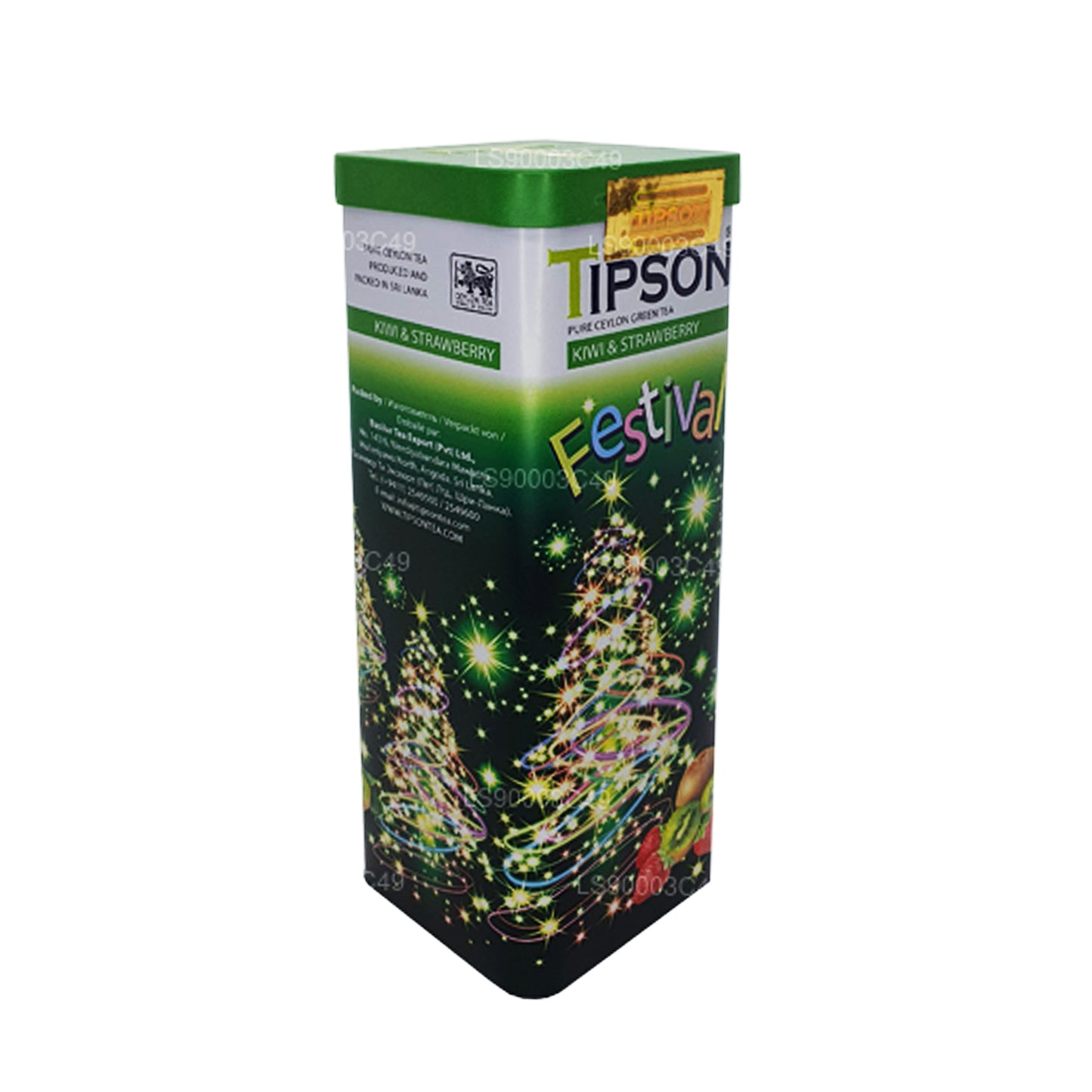 Tipson Festivali Kivi ve Çilek Yeşil Çay (75g)