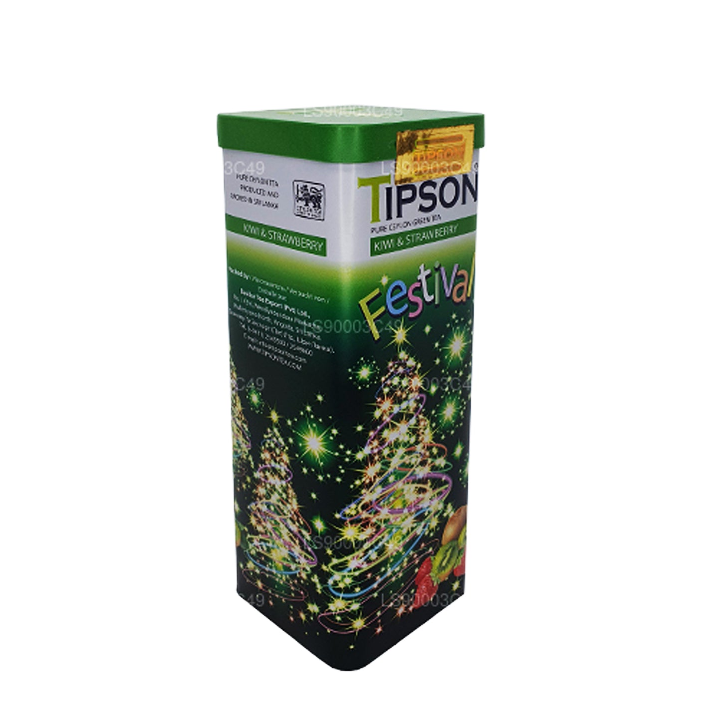 Tipson Festivali Kivi ve Çilek Yeşil Çay (75g)