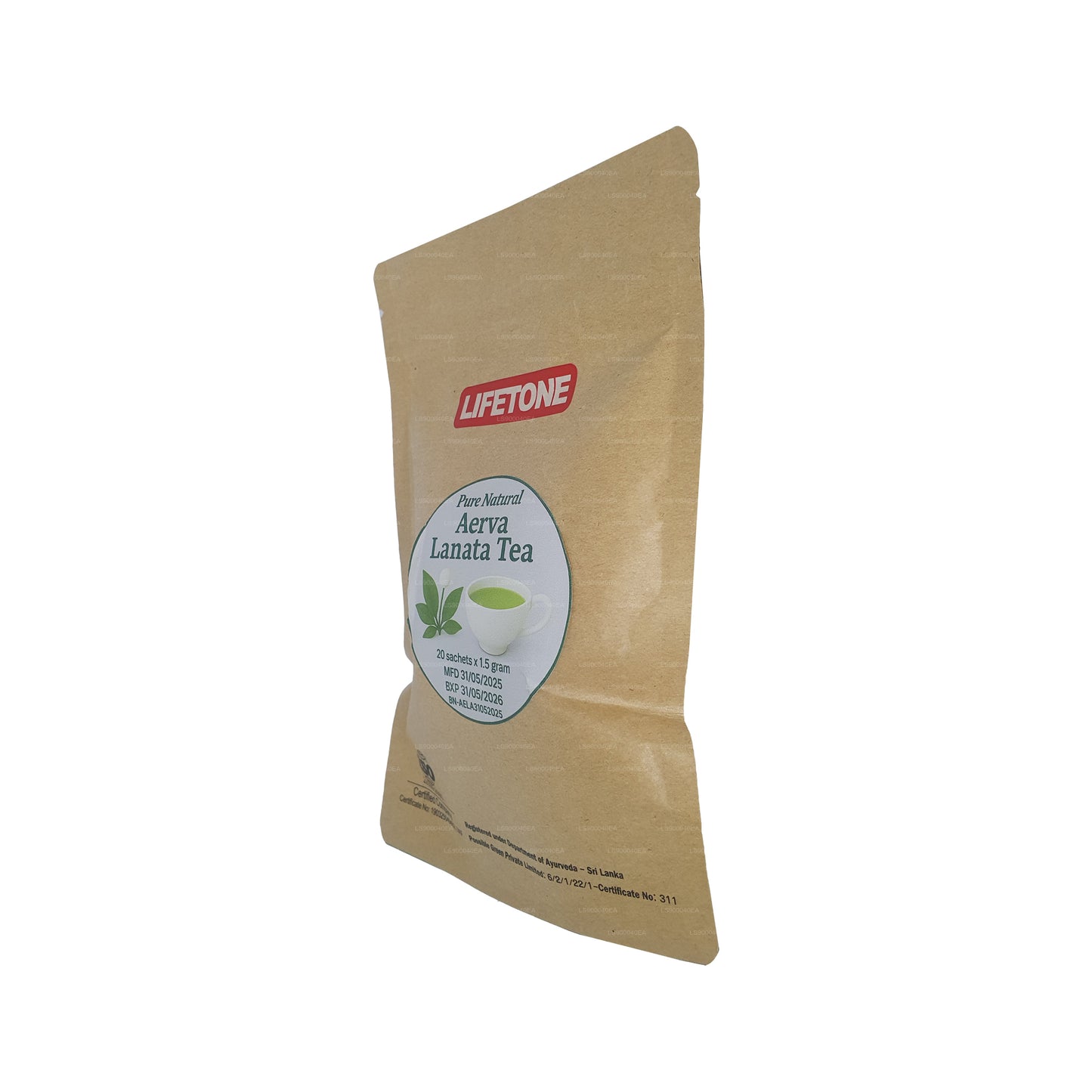 Lifetone (Polpala, Mountain Knotgrass) Aerva Lanata (30g) 20 Çay Poşetleri