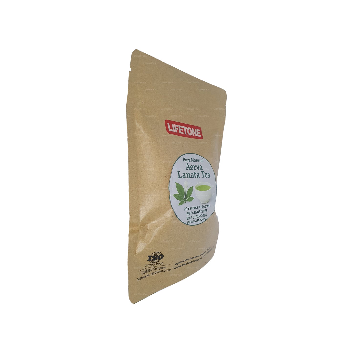 Lifetone (Polpala, Mountain Knotgrass) Aerva Lanata (30g) 20 Çay Poşetleri