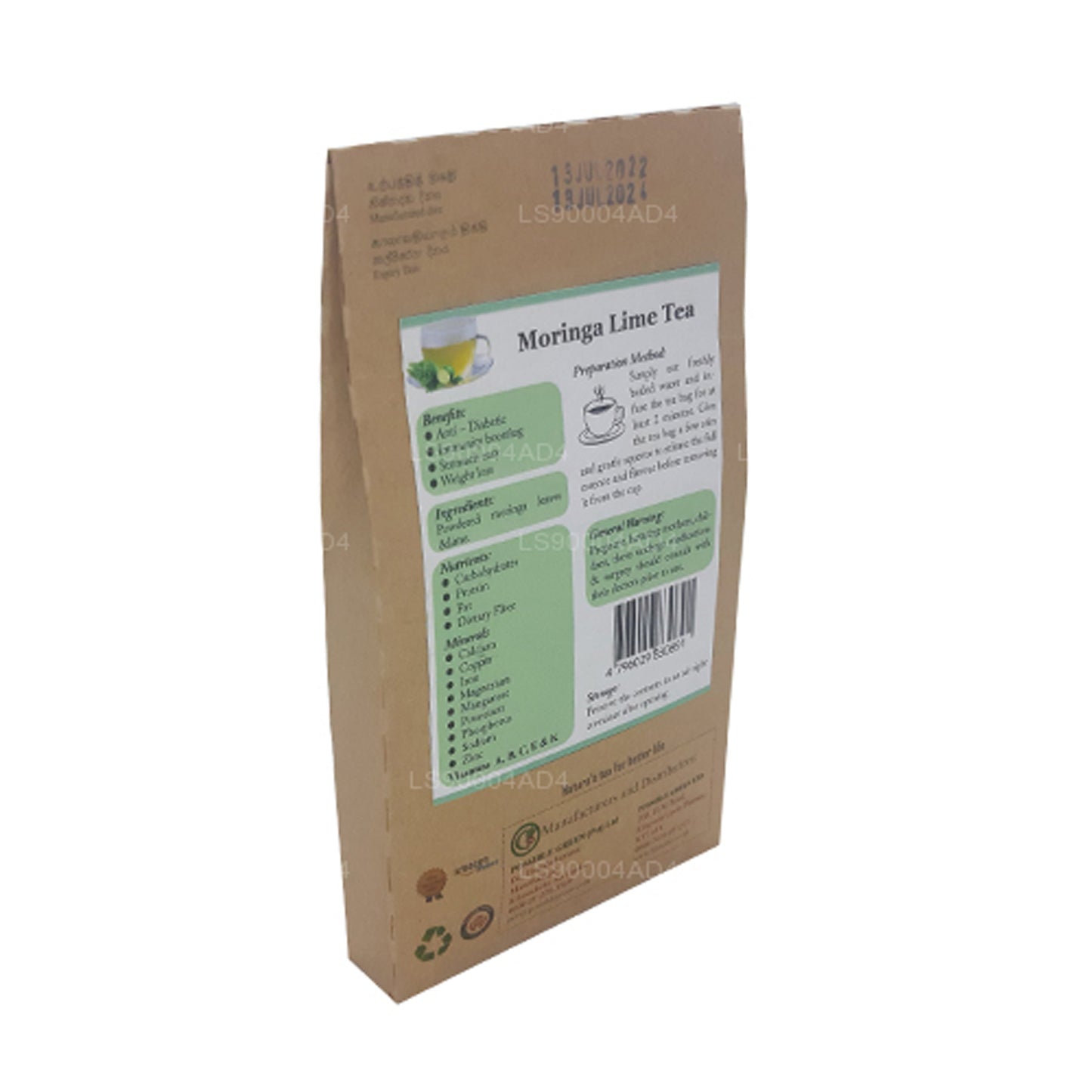 Lifetone Moringa Lime Tea (40g)
