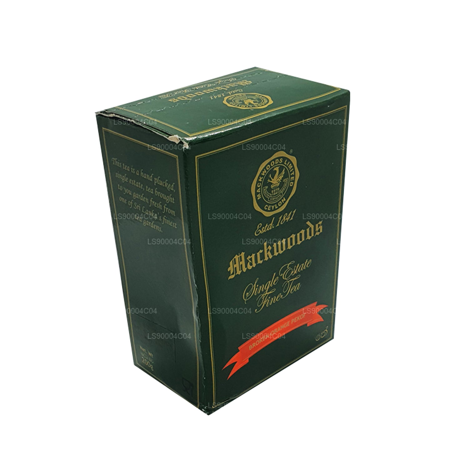Mackwoods Single Estate Saf Seylan Çayı (BOP) Kırık Turuncu Pekoe (200g)
