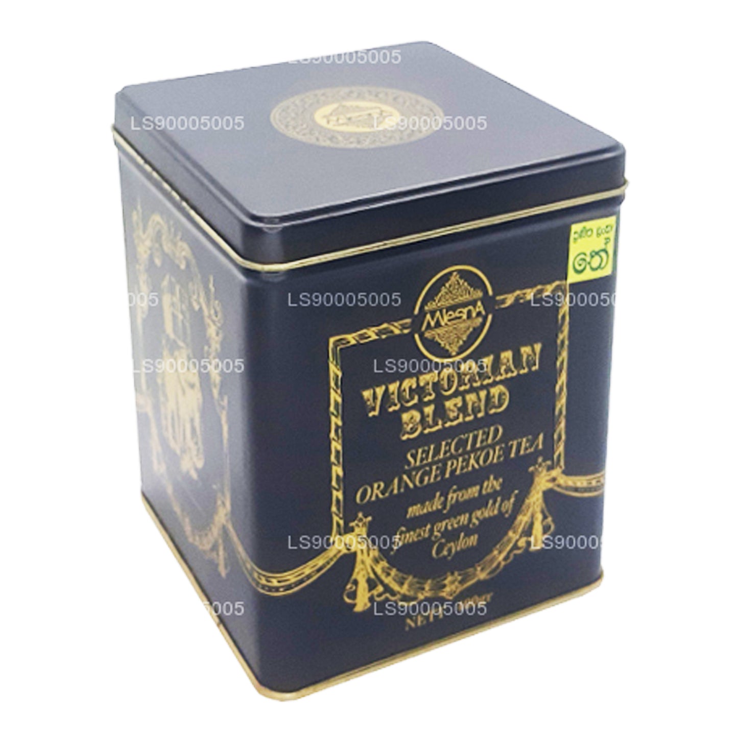 Mlesna Victorian Blend OP Yaprak Çay Siyah Metal Caddy
