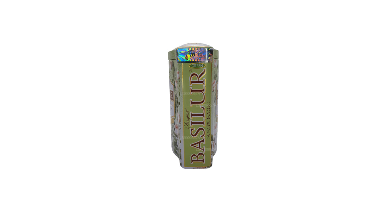Basilur Beyaz Sihirli Buket Yeşil Caddy (100g)