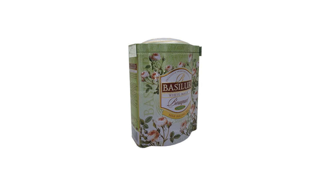 Basilur Beyaz Sihirli Buket Yeşil Caddy (100g)