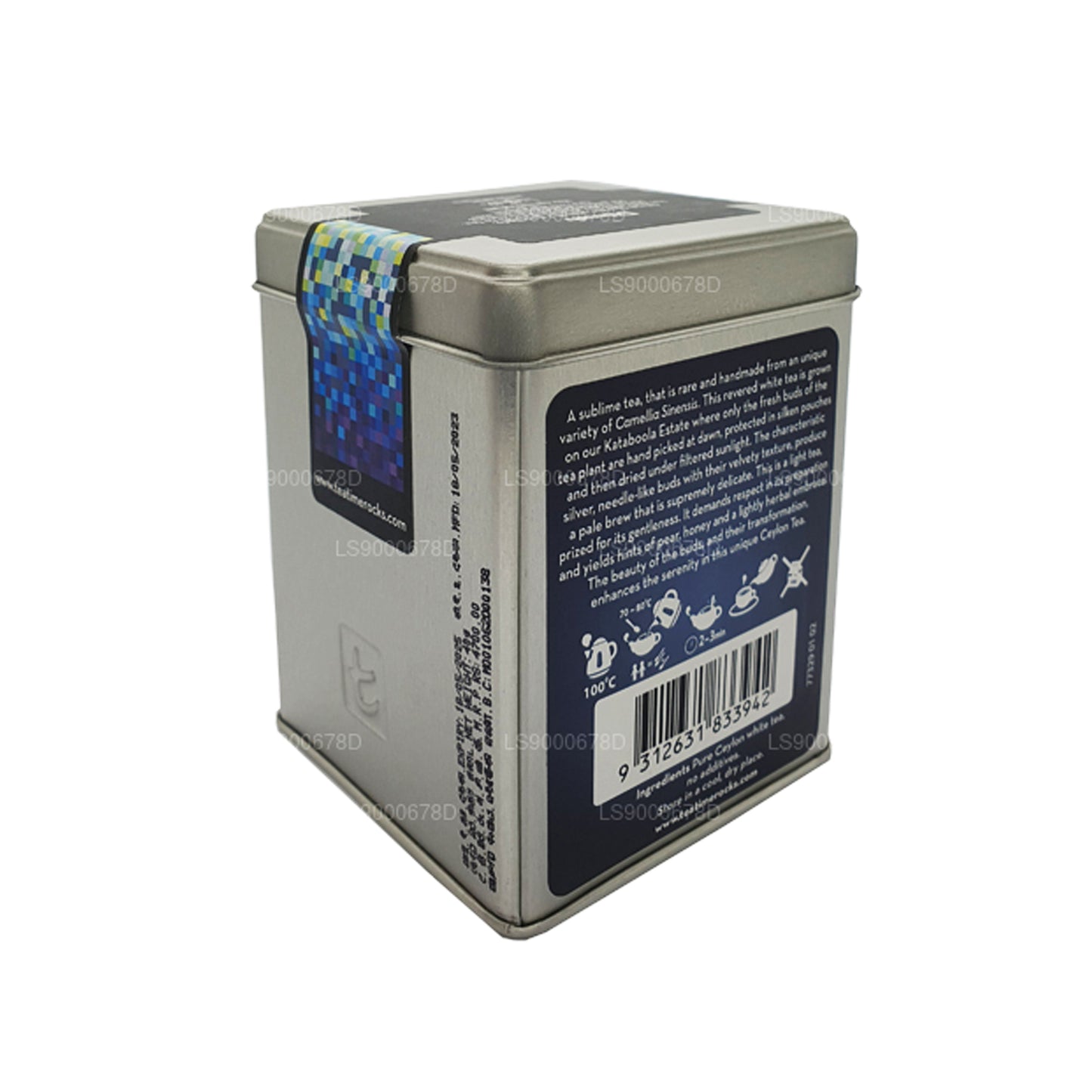 Dilmah Seylan Gümüş İpuçları Beyaz Çay (40g) Caddy Gevşek Çay