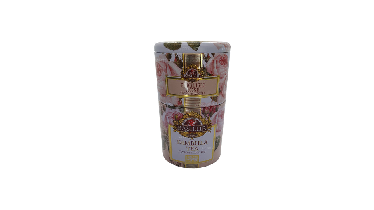 Basilur Meyve ve Çiçekler “İngiliz Gülü” Dimbula (100g) Caddy