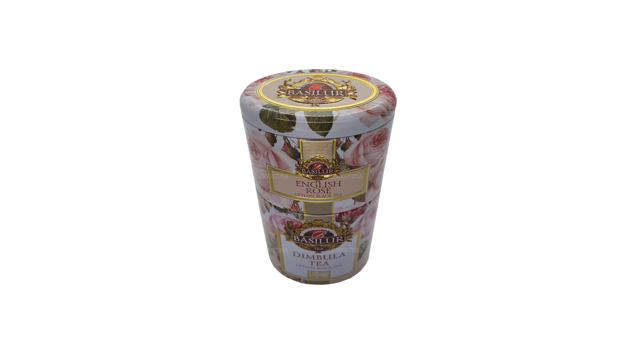 Basilur Meyve ve Çiçekler “İngiliz Gülü” Dimbula (100g) Caddy