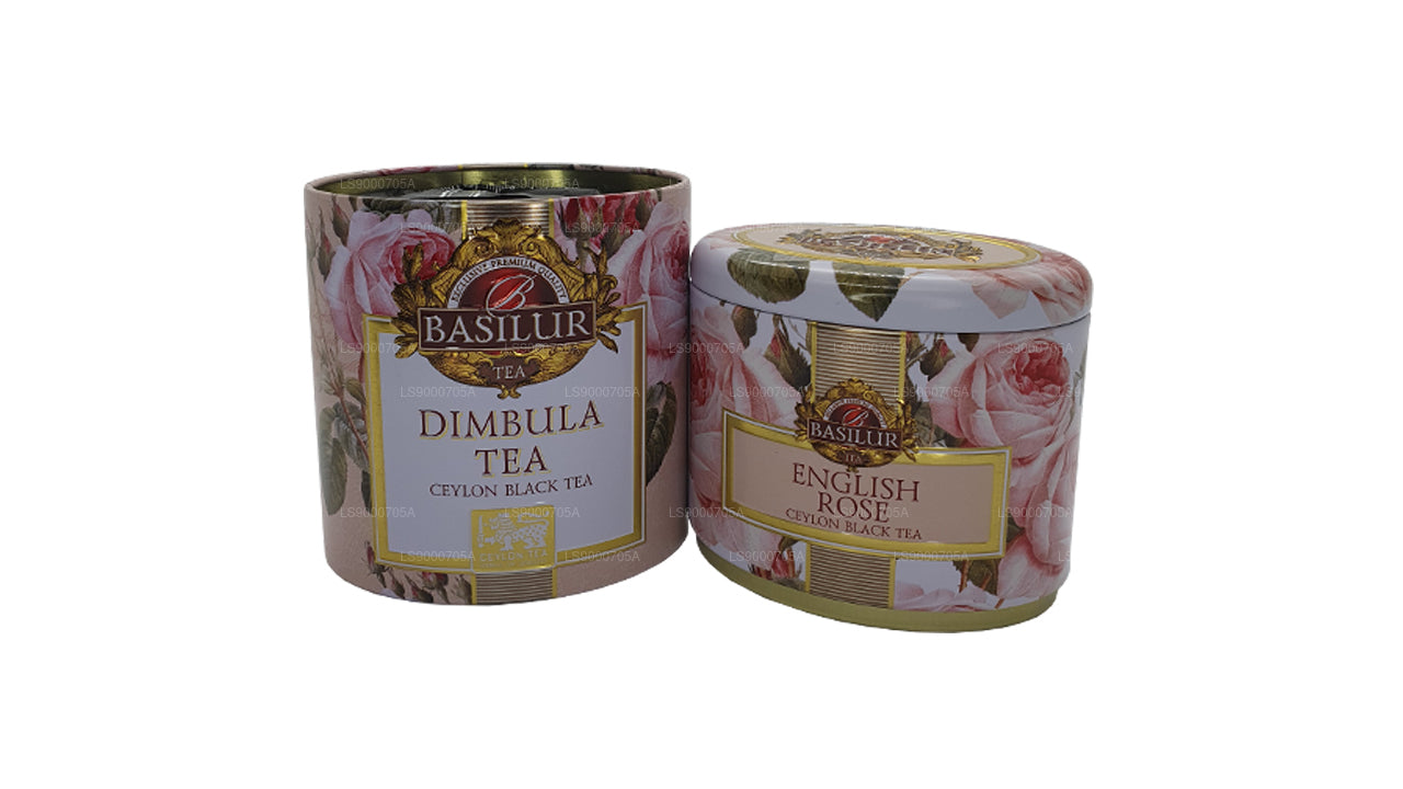 Basilur Meyve ve Çiçekler “İngiliz Gülü” Dimbula (100g) Caddy