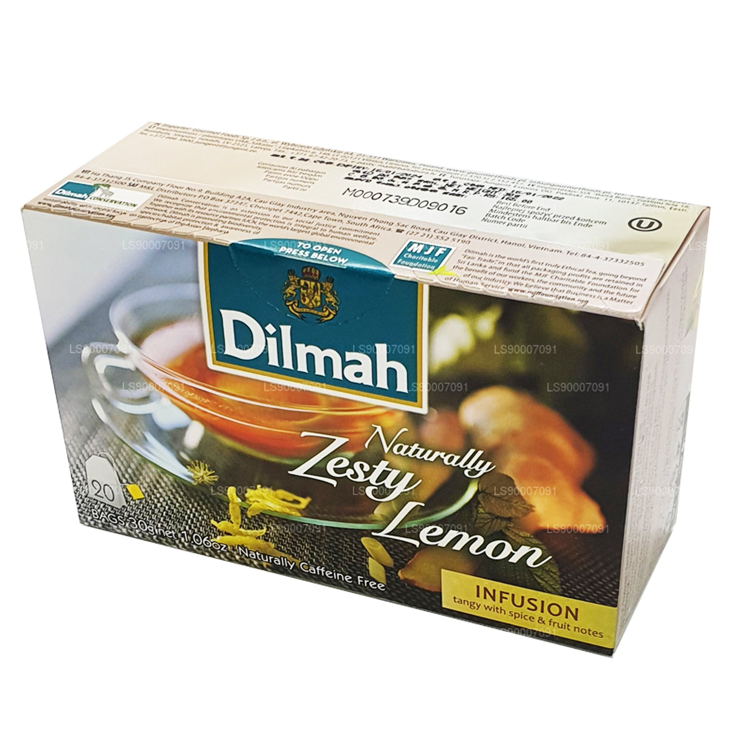 Dilmah Naturally Zesty Limon (30g) 20 Çay Poşeti