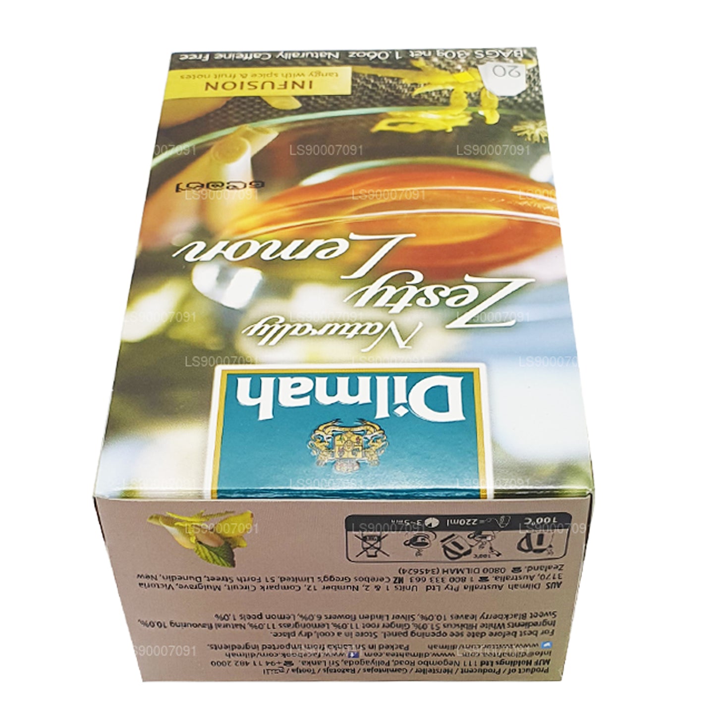 Dilmah Naturally Zesty Limon (30g) 20 Çay Poşeti