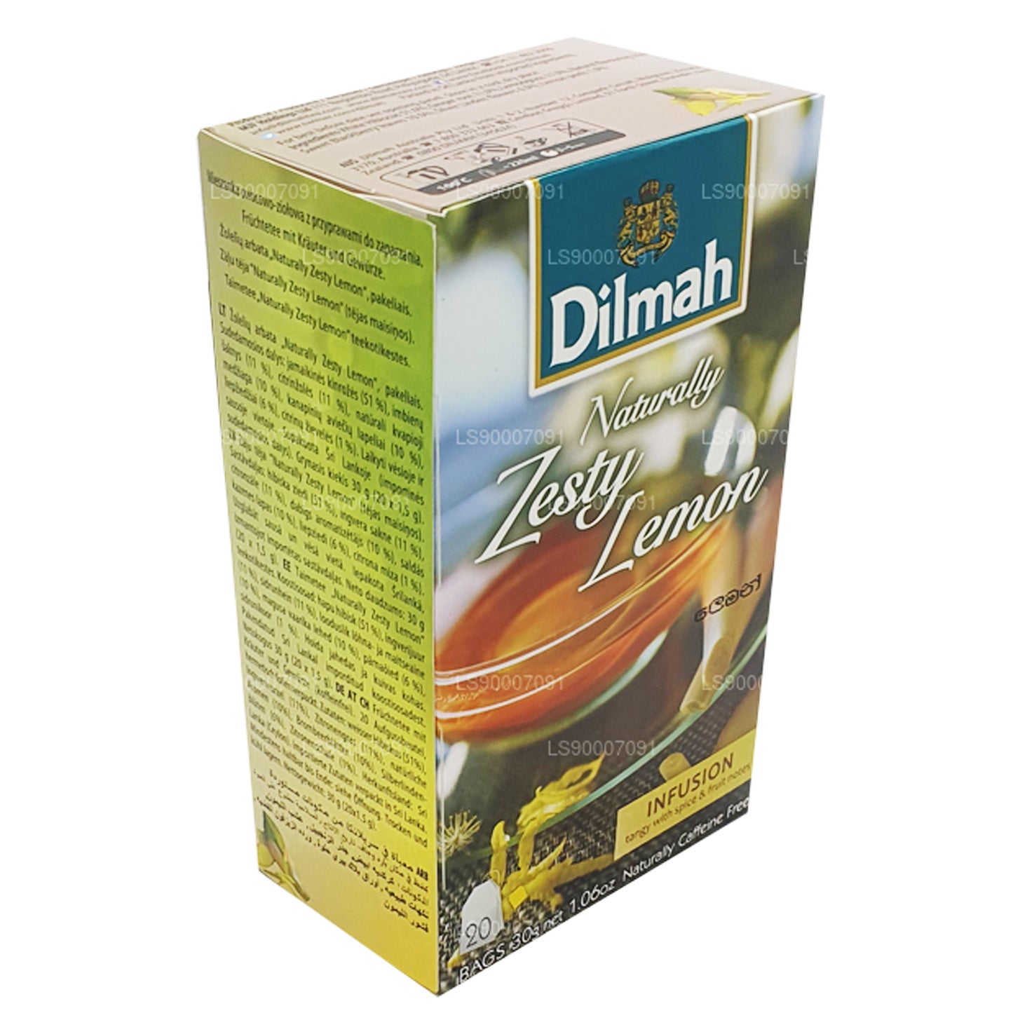 Dilmah Naturally Zesty Limon (30g) 20 Çay Poşeti