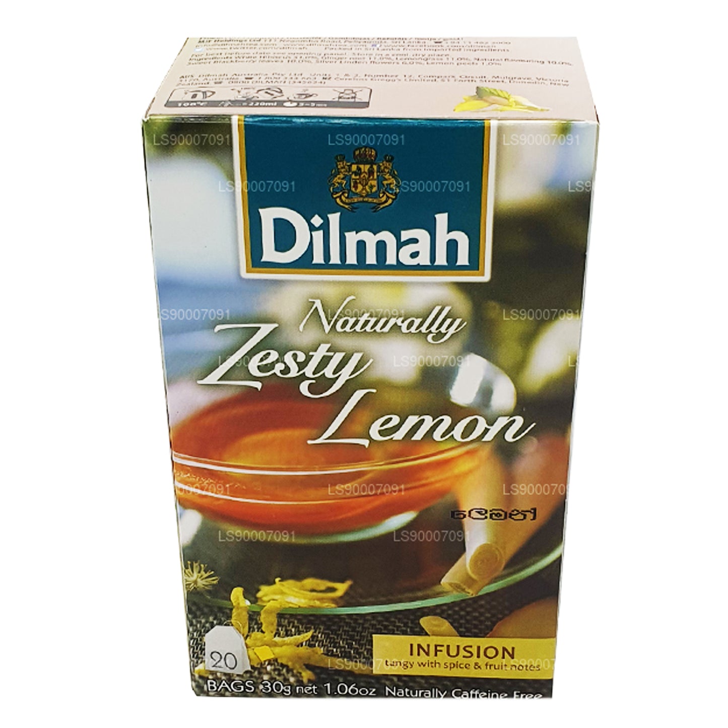Dilmah Naturally Zesty Limon (30g) 20 Çay Poşeti