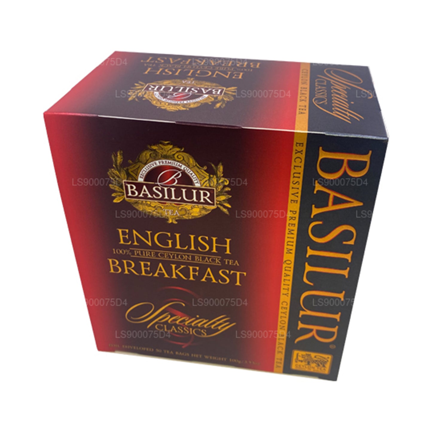 Basilur İngiliz Kahvaltısı Saf Seylan Siyah Çay (200g) 100 Çay Poşeti