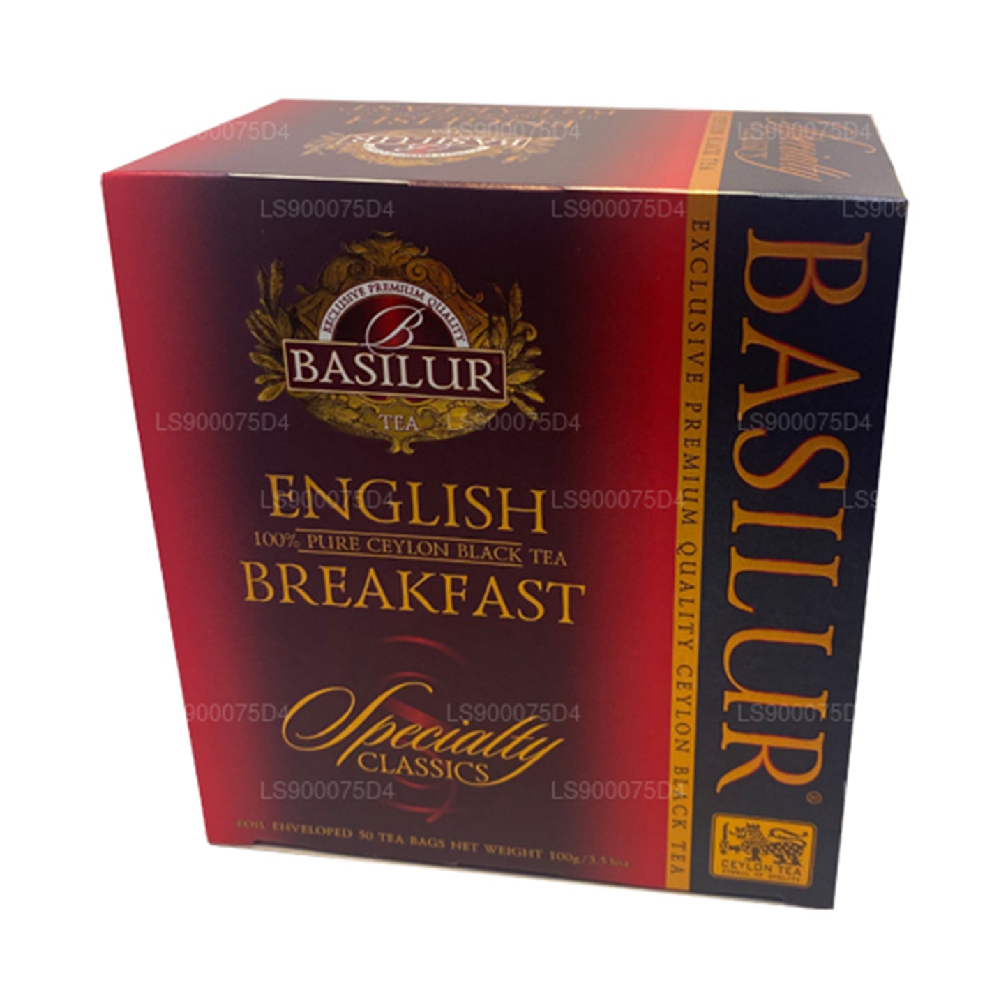 Basilur İngiliz Kahvaltısı Saf Seylan Siyah Çay (200g) 100 Çay Poşeti