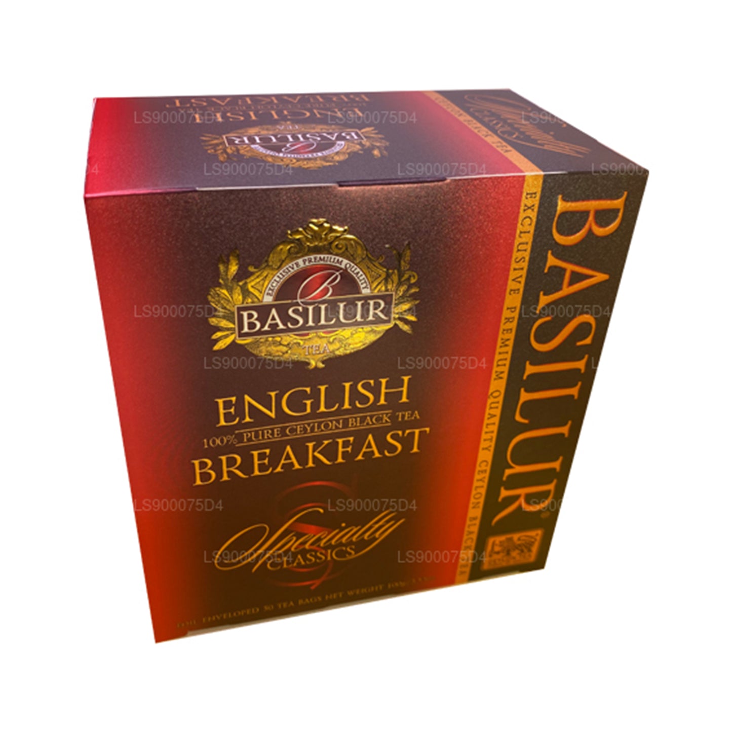 Basilur İngiliz Kahvaltısı Saf Seylan Siyah Çay (200g) 100 Çay Poşeti