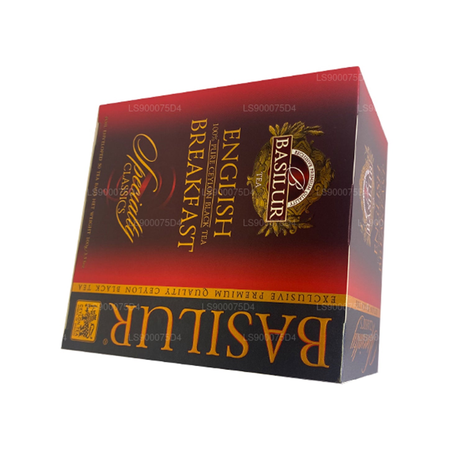 Basilur İngiliz Kahvaltısı Saf Seylan Siyah Çay (200g) 100 Çay Poşeti