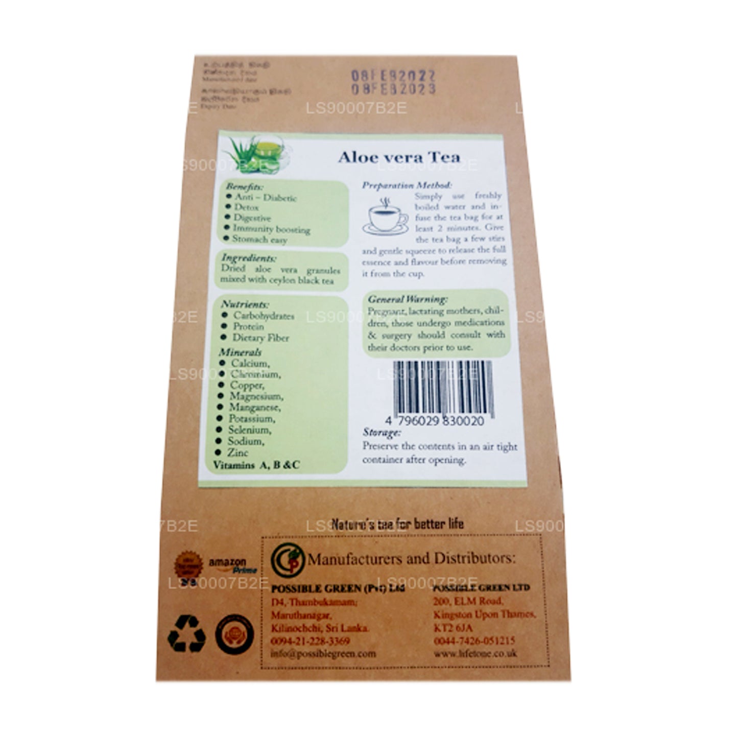 Lifetone Aloe Vera Çayı (40g)