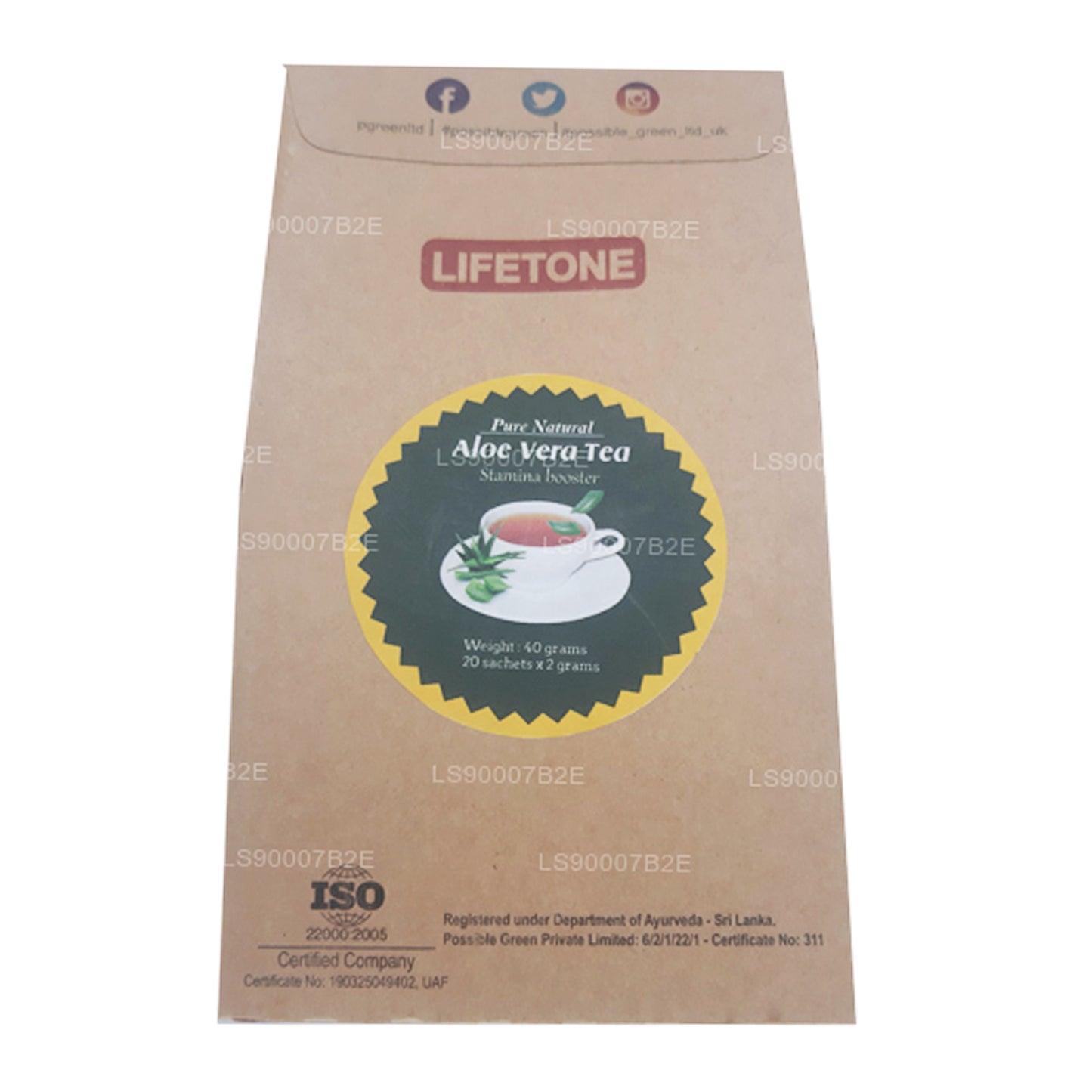 Lifetone Aloe Vera Çayı (40g)