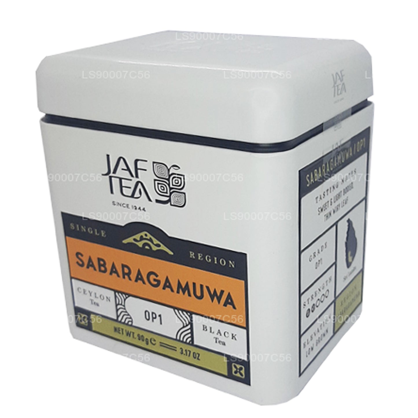 Jaf Çay Tek Bölge Koleksiyonu Sabaragamuwa OP1 (90g) Teneke