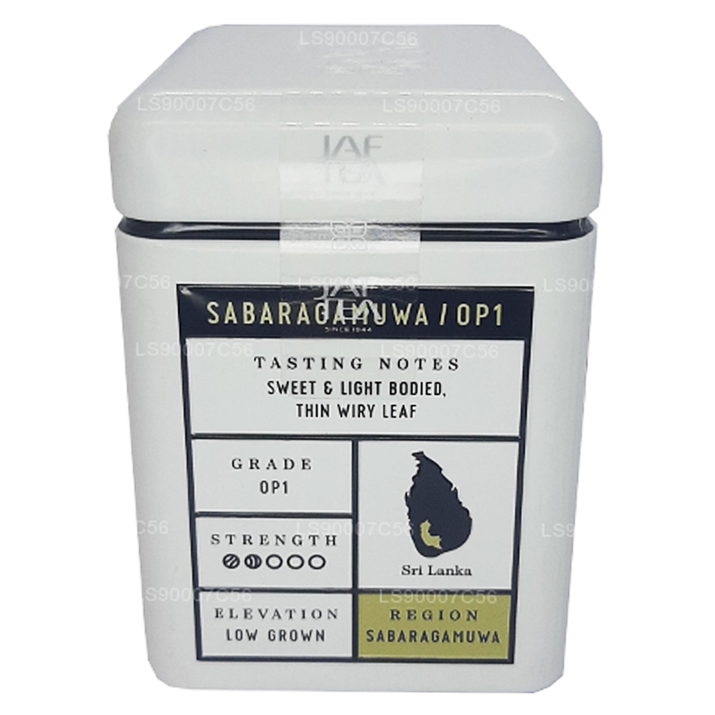 Jaf Çay Tek Bölge Koleksiyonu Sabaragamuwa OP1 (90g) Teneke