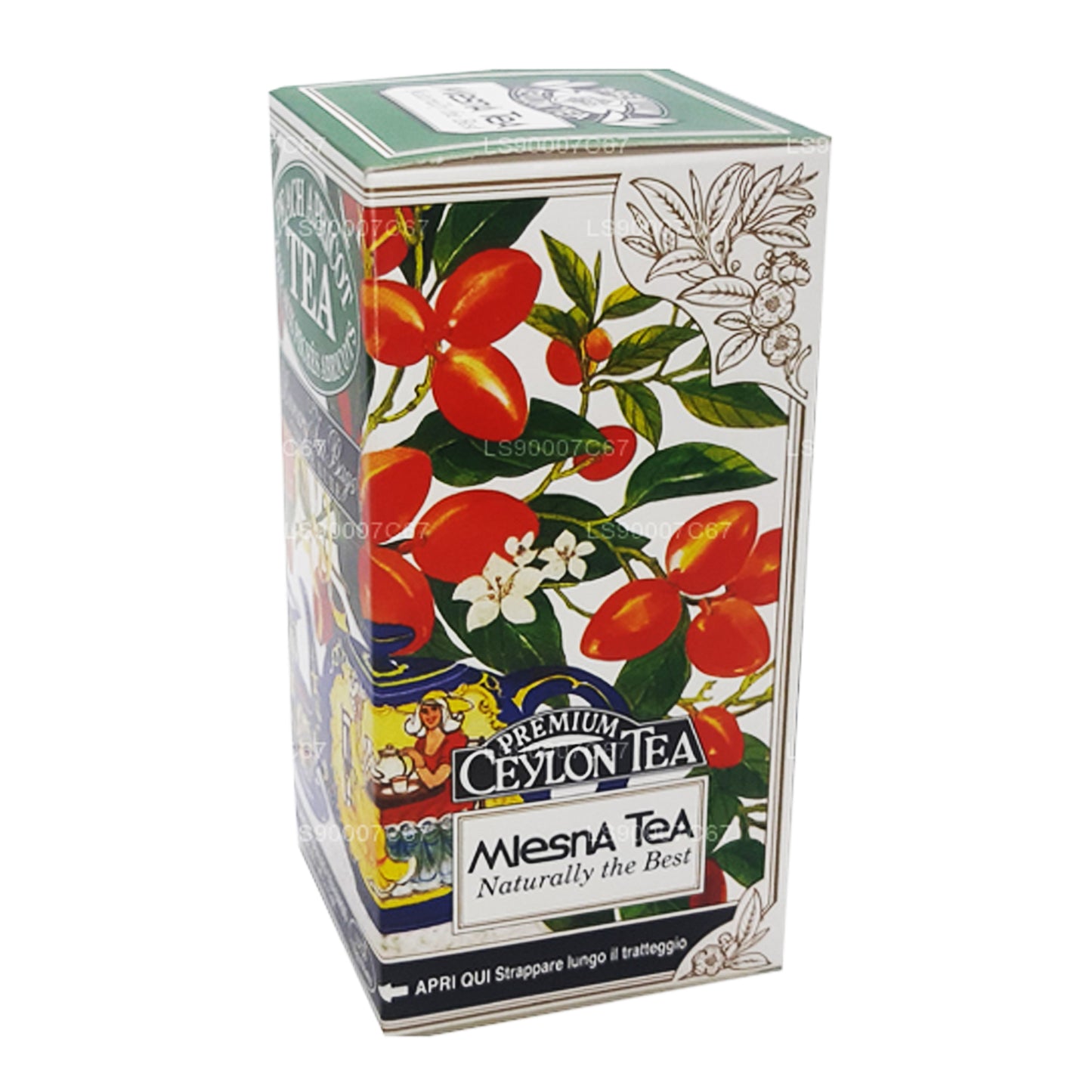 Mlesna Şeftali Kayısı Lüks Çay Poşetleri (60g)
