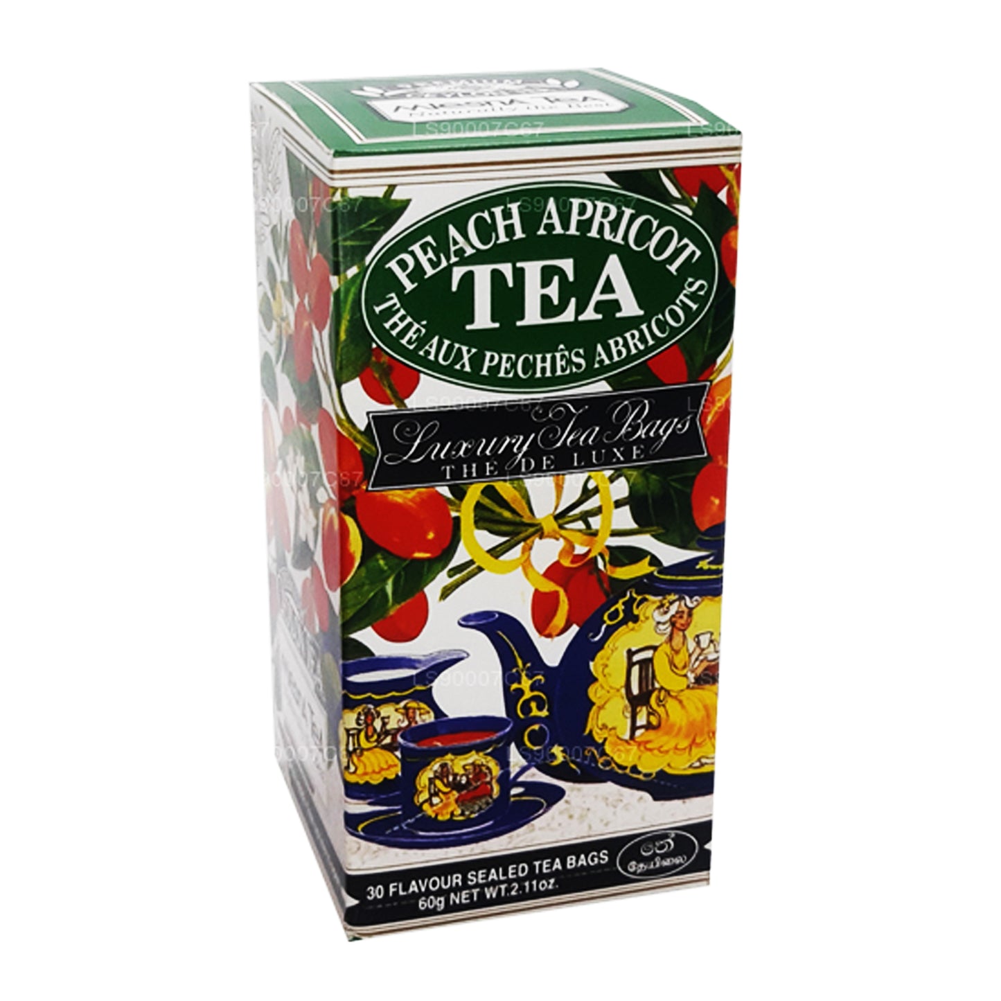 Mlesna Şeftali Kayısı Lüks Çay Poşetleri (60g)