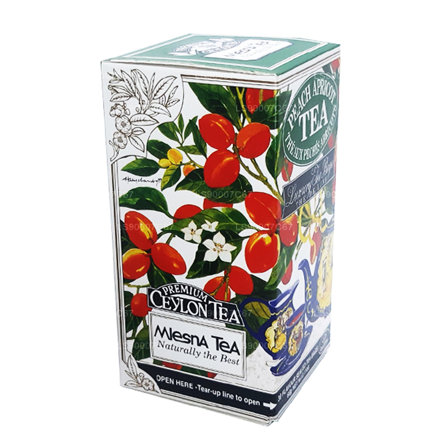 Mlesna Şeftali Kayısı Lüks Çay Poşetleri (60g)