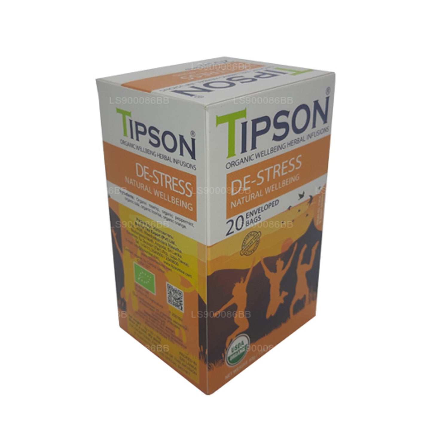Tipson De-Stress Natural Wellbeing (30g) 20 Zarflı Çay Poşeti