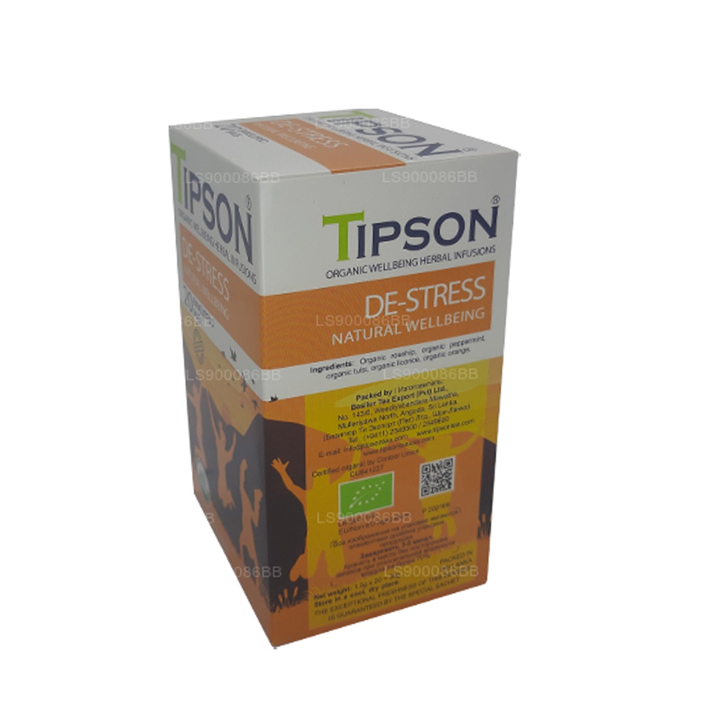 Tipson De-Stress Natural Wellbeing (30g) 20 Zarflı Çay Poşeti