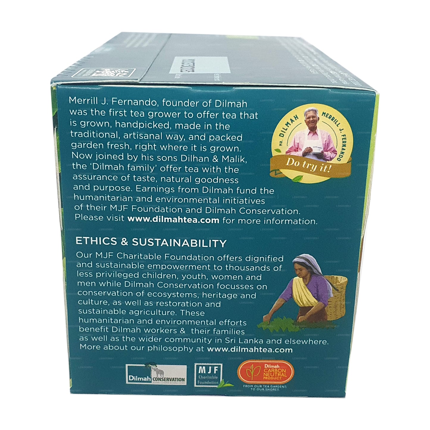 Dilmah Organik Çay (100g) 50 Çay Poşetleri