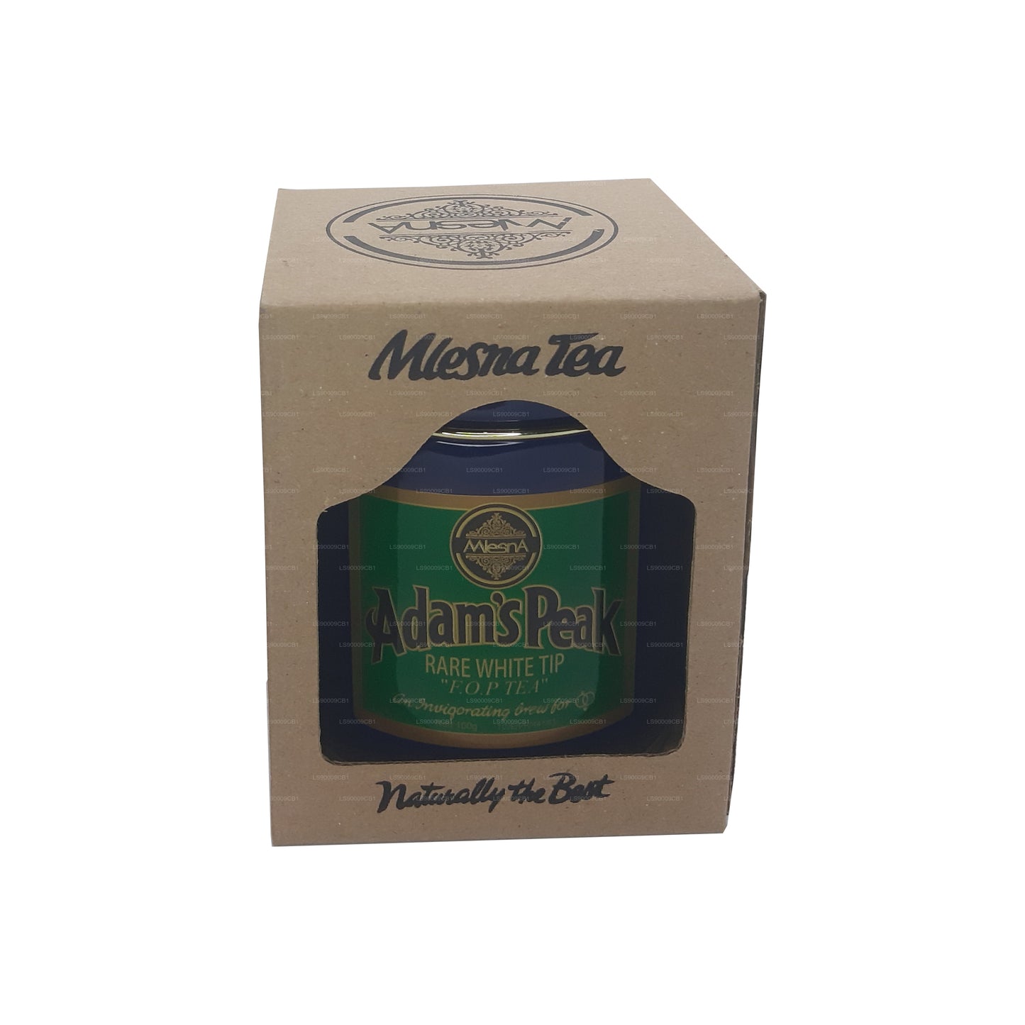 Mlesna Çay Adam's Peak Nadir Beyaz Uç FOP Yaprak Çay Metal Caddy (100g)