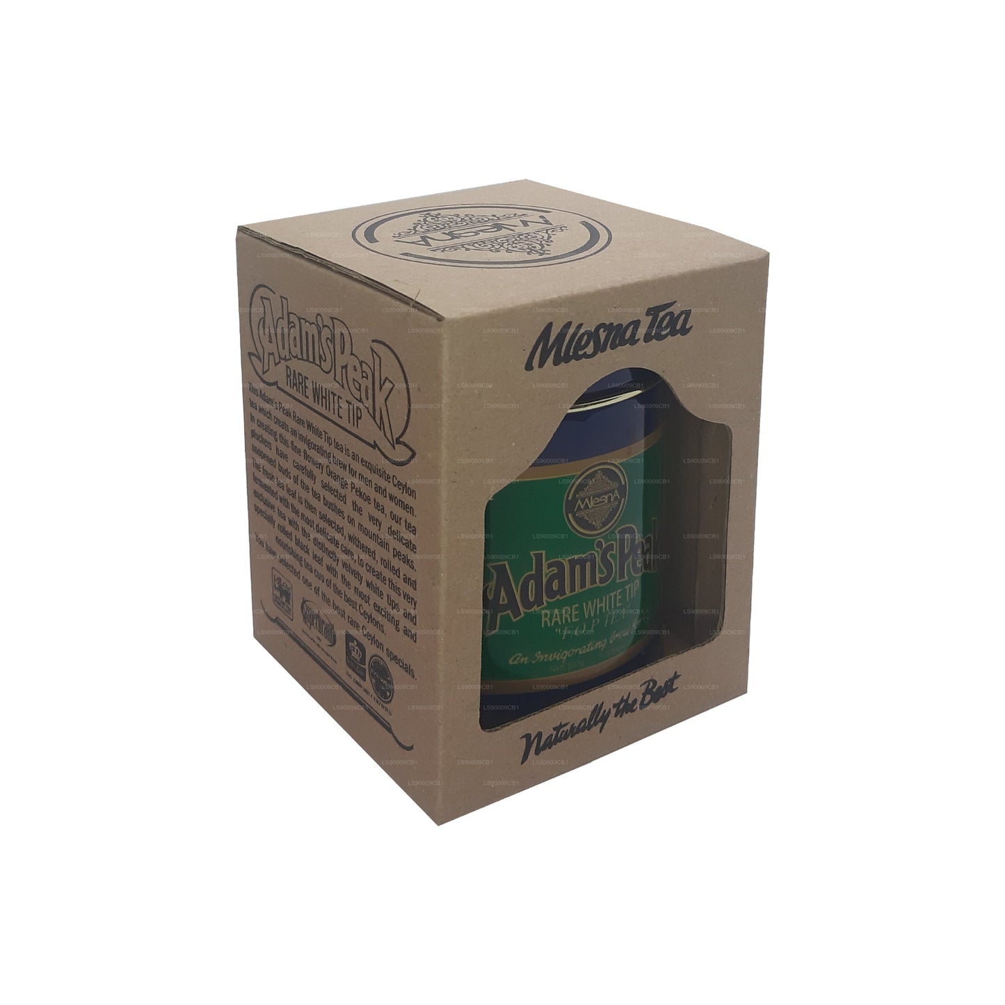 Mlesna Çay Adam's Peak Nadir Beyaz Uç FOP Yaprak Çay Metal Caddy (100g)
