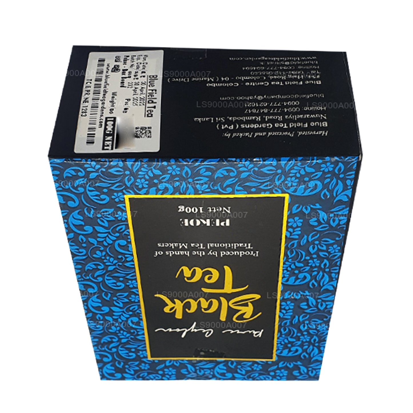 Mavi Alan Saf Seylan PEKOE Grade Siyah Gevşek Çay (100g)
